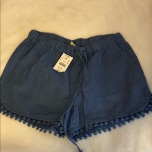 J crew cotton shorts